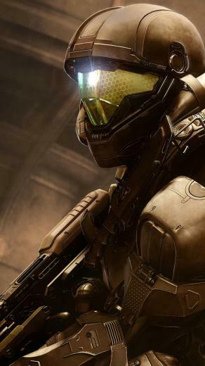 HD Background Halo Guardians Game Buck Shooter Robot Wallpaper