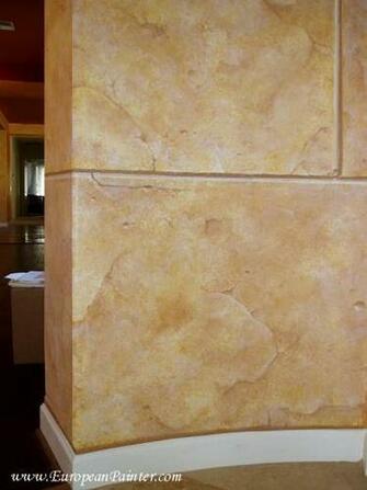 Paper Combing Faux Limestone Marble Wrinkled Skin Wood Graining