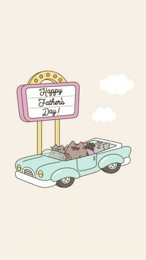 Pusheen The Cat iPhone Wallpaper Cute
