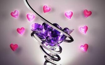 Purple Love Wallpaper