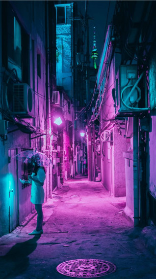 Neon Background 4k iPhone Wallpaper