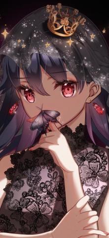 Wallpaper Glitter Beautiful Anime Girl