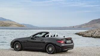Mercedes Amg Slc Back Side Wallpaper Car