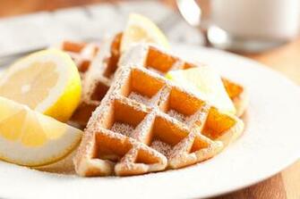 Waffles With Syrup Wallpaper Imgkid The Image