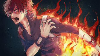 Shoto Todoroki 4k Wallpaper