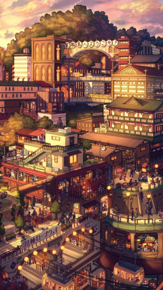 Vintage Anime Wallpaper