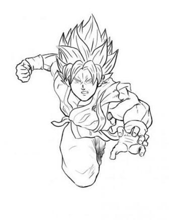 Goku Ssgss Time Lapse By Axel2396