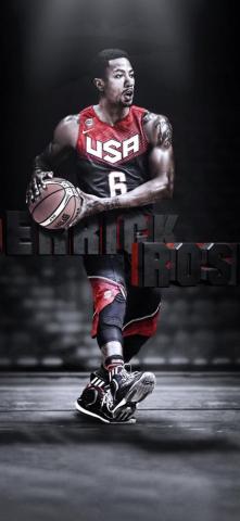 Derrick Rose iPhone Wallpaper On
