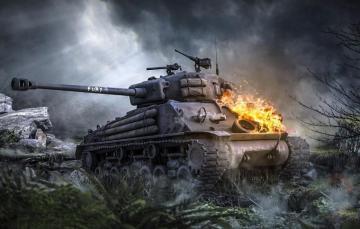Wallpaper World Of Tanks Sherman The Main American