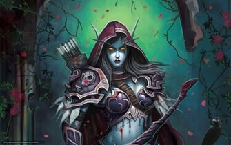 Wallpaper Elf Lady Sylvanas Windrunner Onion Boom