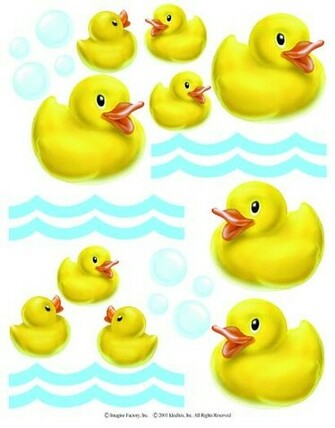 Yellow Rubber Ducky Wallpaper Border Lw79151b