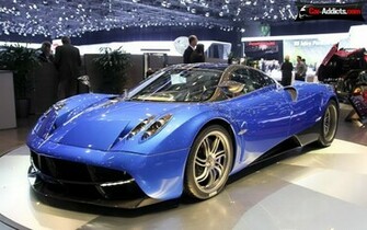 Pagani Huayra Blue Wallpaper Live Track