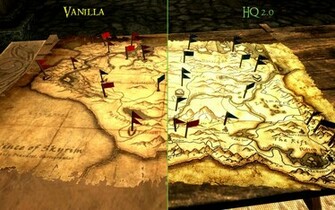 Hq Skyrim Map V2 At Nexus Mods And Community