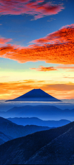 Wallpaper Id Earth Mount Fuji Phone Cloud