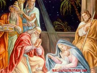 Christmas Wallpaper Baby Jesus Desktop