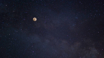 Moon And Stars Wallpaper