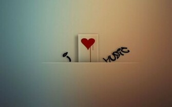High Resolution I Love Music Desktop Laptop Wallaper Listed In