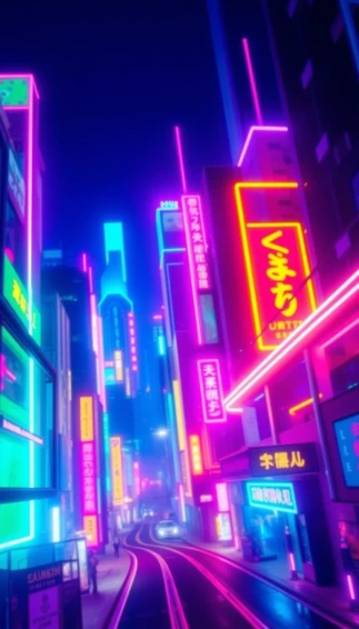 Neon 4k Phone Wallpaper