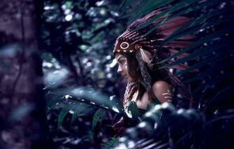 Wallpaper Leaves Feathers Paint Indian Roach Image For