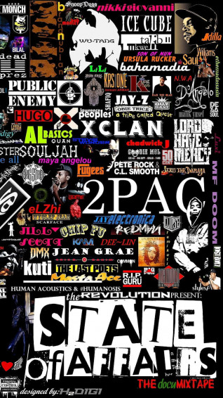 Rapper Collage Wallpaper