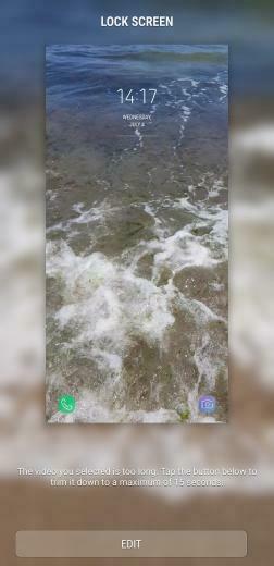 Set A Video As Lock Screen Wallpaper On Samsung Galaxy S8