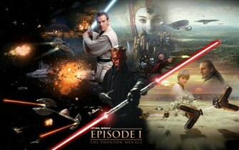 Star Wars Wallpaper Episode The Phantom Menace Darth Maul Obi