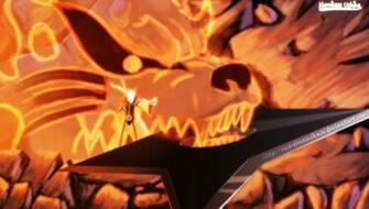 Naruto With Nine Tail Kyubi Power Wallpaper