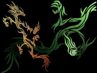 Tribal Dragon Wallpaper By Grand Melee
