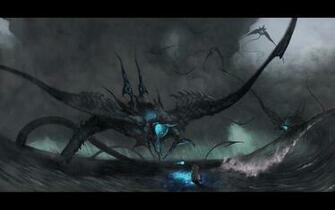 Cool Background Wallpaper Flying Monster
