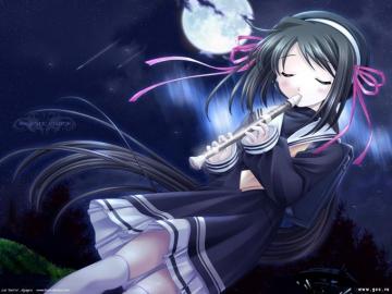 Manga Joueuse De Flute Wallpaper W3 Directory