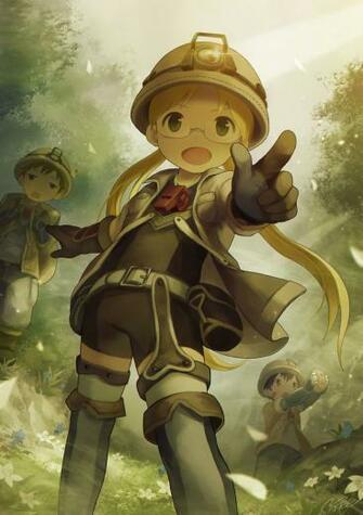 Nat Riko Y Reg Made In Abyss Anime Art
