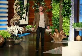 Chris On Ellen April Hemsworth Photo