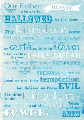 The Lord S Prayer Printable