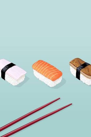 Illustration Sushi Drawing Cartoon Cute