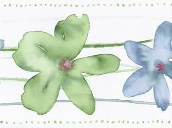 Floral Wallpaper Border Roll Traditional By Designers