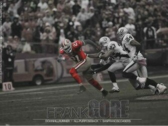 Wallpaper Frank Gore 49ers
