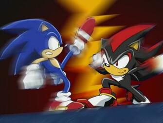 Wallpaper De Sonic Vs Shadow By Victorflynnfletcher