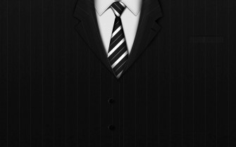Black And White Men Suit Aesthetic Wallpaper