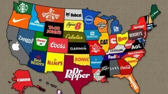 Brands On The Us Map Wallpaper And Image Pictures
