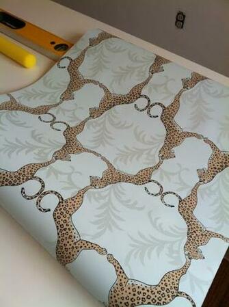 Was Not Pre Pasted So We Had To Buy Wallpaper Paste At Home Depot