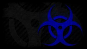 Blue Biohazard Wallpaper By Cjnorec