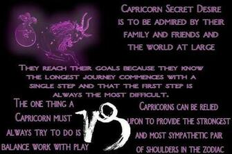 Capricorn Quotes January