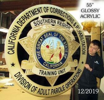 Correctional Framing Projects From Badge Frame