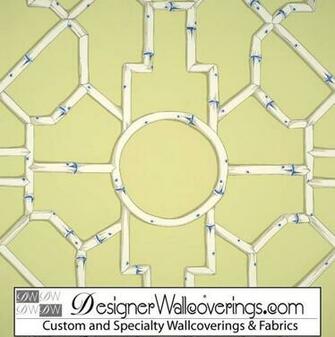 Regal Bamboo Lattice Trellis Wallpaper Pal Designer