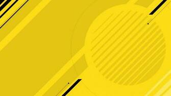 Ruban On Fifa Background Yellow And Black