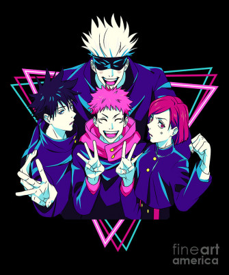Gift Idea Jujutsu Japanese Kaisen Manga Funny Graphic Gifts