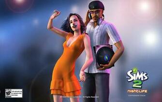 The Sims Nightlife Wallpaper