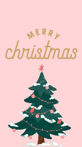 Pink Christmas Wallpaper iPhone Cute