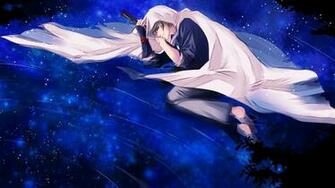 Touken Sword Blue Anime Boy Wallpaper Background