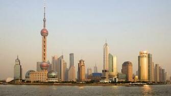 Shanghai Skyline Wallpaper